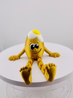 Eggcellent Fried Egg Buddy 3d model