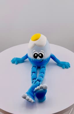 Eggcellent Fried Egg Buddy 3d model