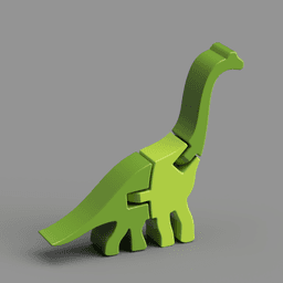Articulated Brachiosaurus 3d model