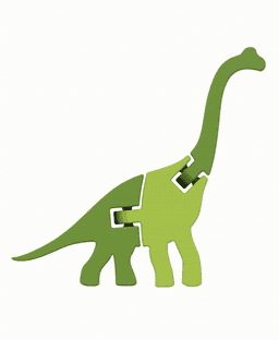 Articulated Brachiosaurus 3d model