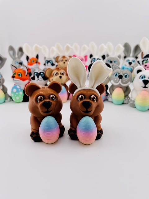 Eggables Bears 3d model