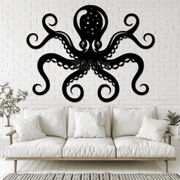 Octopus 2D Wall Art/Window Art 3d model