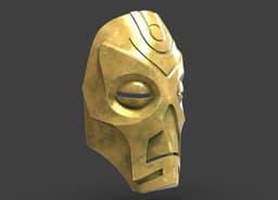 Skyrim Dragon Priest Mask 1 3d model
