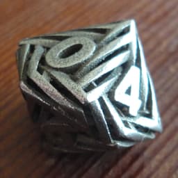 Helix Dice Set with Decader 3d model