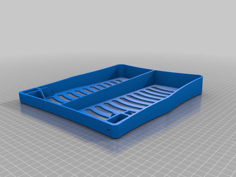 Modular stackable shoe rack. 3d model