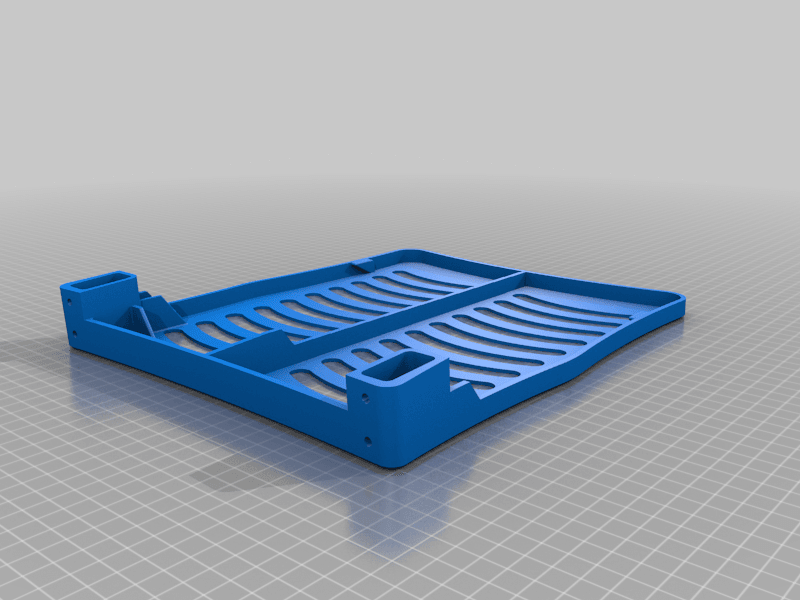 Modular stackable shoe rack. 3d model