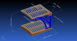 Modular stackable shoe rack. 3d model