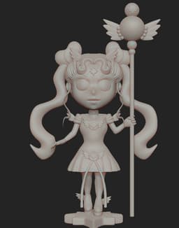 Sailor Moon Sailor Cosmos 3d model