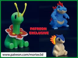 CROCONAW Pokemon Mini figure 3d model