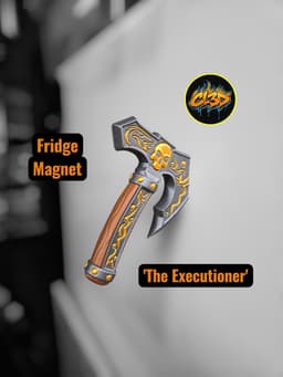 Executioner Axe Magnet 3d model