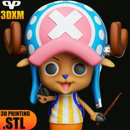 One Piece Chopper Chibi STL for 3D Printing ChibiSTL 3DXM 3d model
