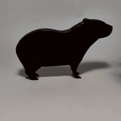 Capybara candy dispenser 3d model