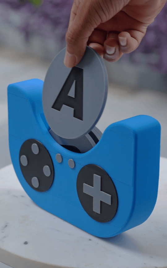 Game On Coaster Set 3d model