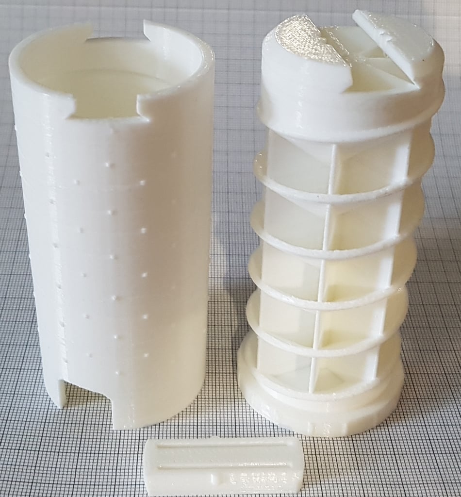Spiral Pill Box 3d model