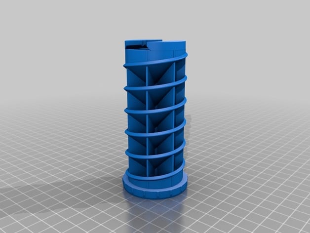 Spiral Pill Box 3d model