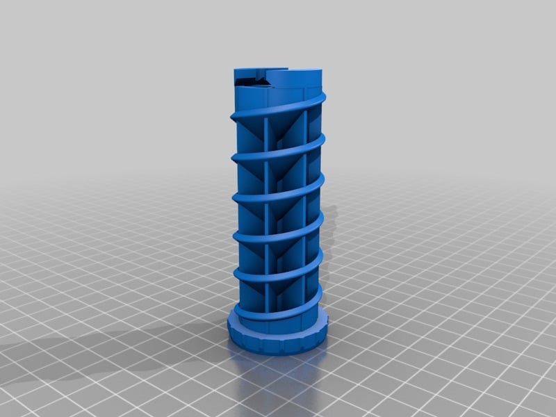 Spiral Pill Box 3d model