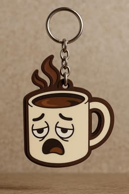Exhuasted Coffee Cup 3d model