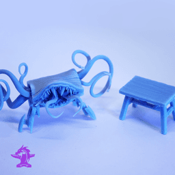 Peasant Table Mimic 3d model