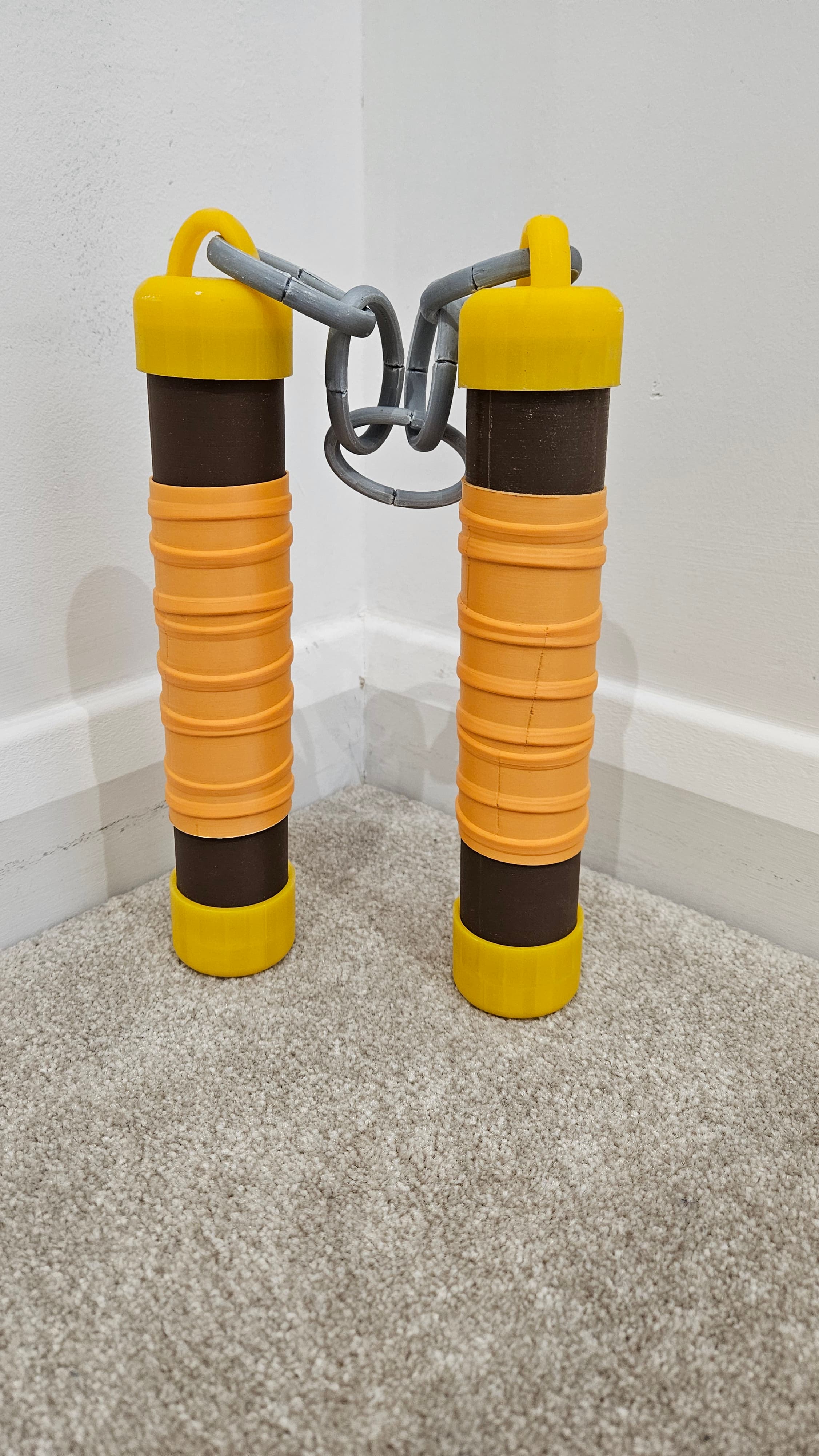 Michelangelo's nunchucks - Teenage Mutant Ninja Turtle - 1:1 Scale 3d model