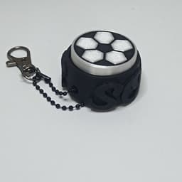 Soccer clicker keychain 3d model