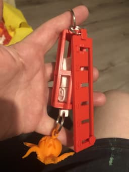 Board Game Night Key Chain 3d model