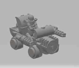 FHW Badonkadonkatron v2 car plus driver 3d model