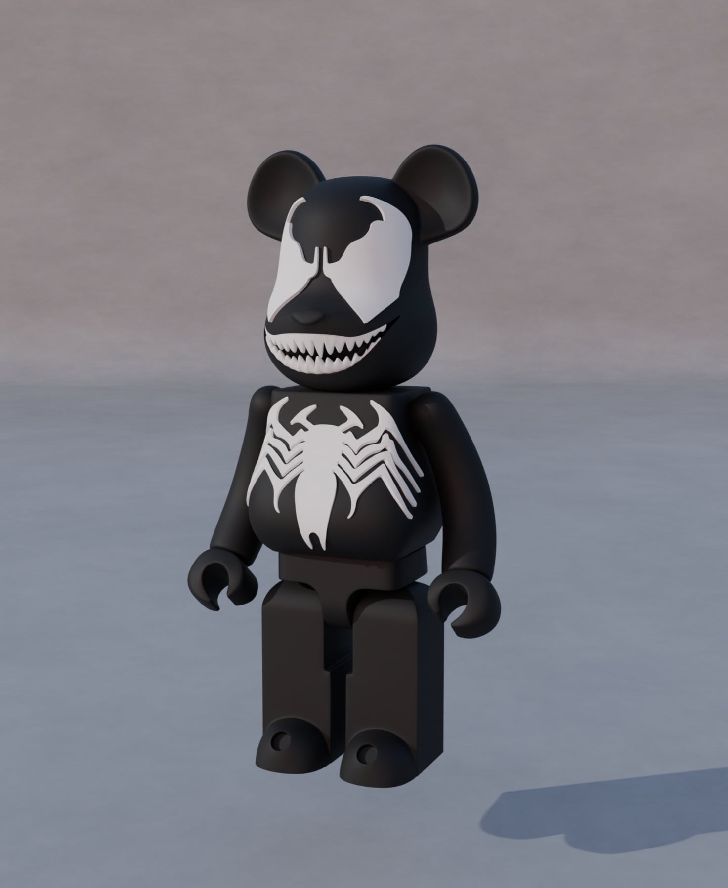 Venom Bearbrick 3d model