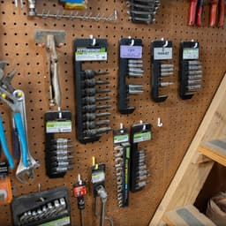 EZPZ Pegboard Hook // 10mm Reinforced Hook 3d model