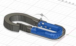 Mosquetón + Smartphone Support 3d model