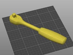 1/2" Ratchet 3D Scan Tool 3d model