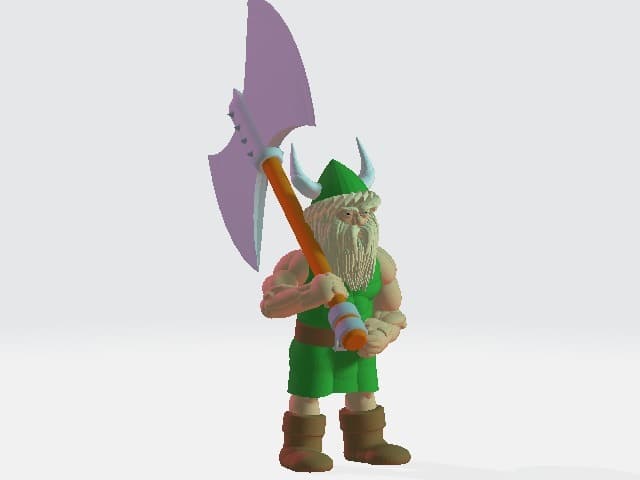 Gilius Thunderhead Golden AXE 3d model