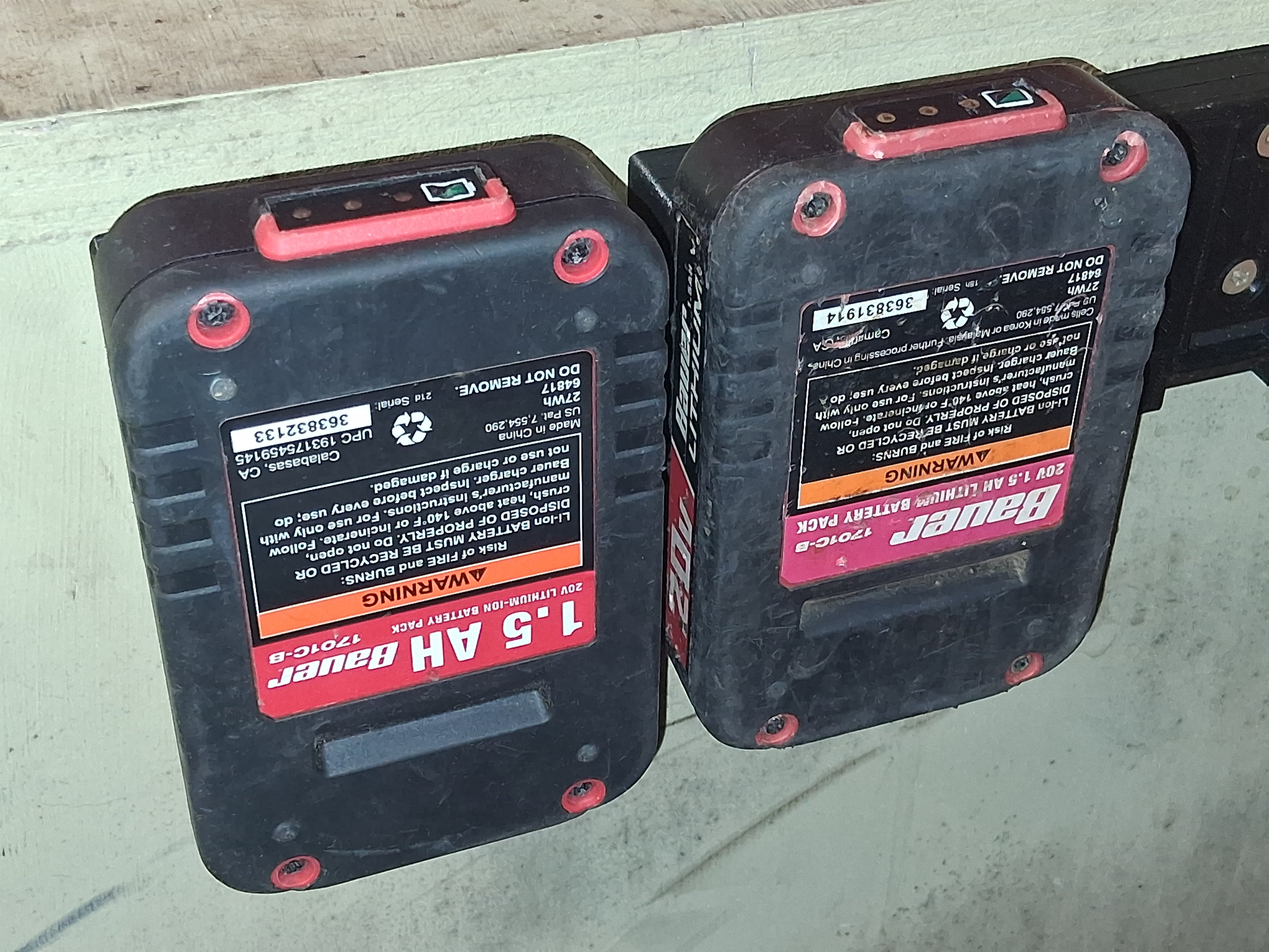 Bauer (Harbor Freight) Battery Holder 3d model