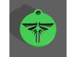 Firefly - The Last of Us Keychain 3d model