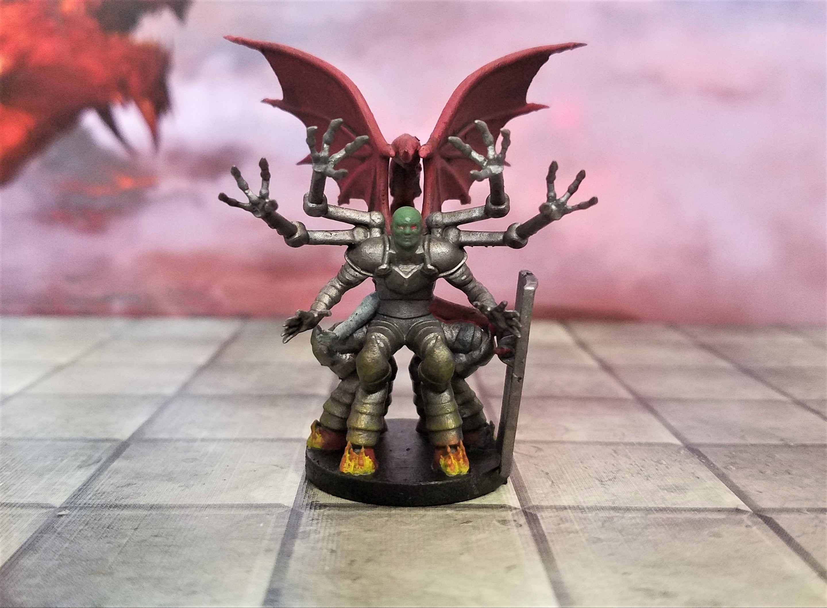 Demonic Alchemist - Demonic Alchemist - 3d print - D&D - 3d model