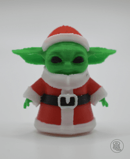 Baby Yoda Santa 3d model
