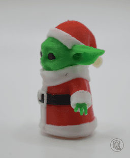 Baby Yoda Santa 3d model