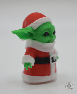 Baby Yoda Santa 3d model