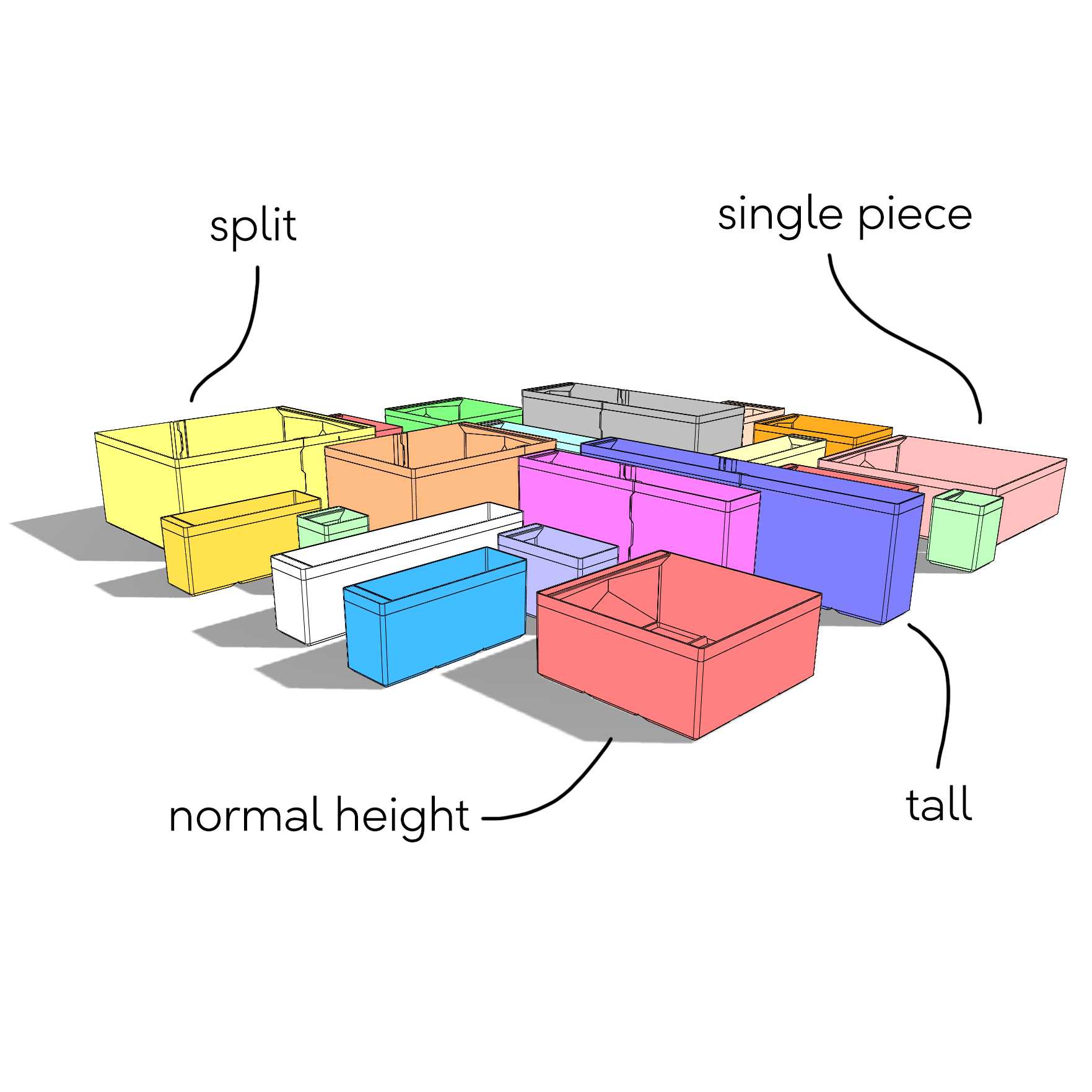 ModuBOX - Assortment cart 3d model