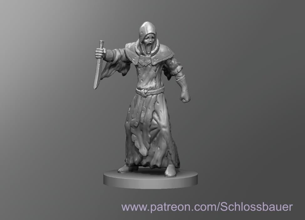 Medieval Ghost Face 3d model