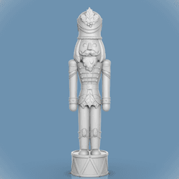 Holly Berry Nutcracker 3d model