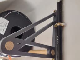 Modular filament spool rack - reversible shelf bracket 3d model