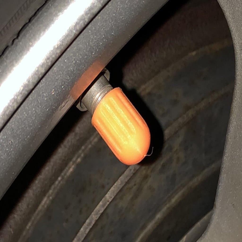 Tire Valve Cap and TPMS O-Ring 3d model