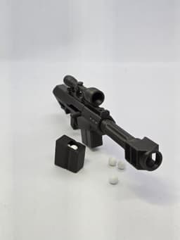 Barrett M82 Keychain — Functional Blaster Toy 3d model