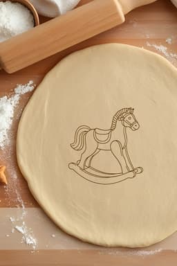 Horse Toy Cookie Cutter, Biscuit Cutter 3d model