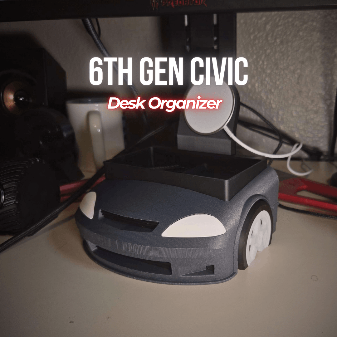 Civic 6th Gen Desk Organizer 3d model