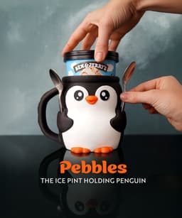 Pebbles, the Penguin Ice Pint Holder 3d model