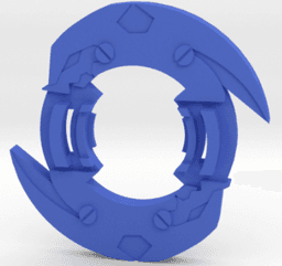 BEYBLADE SHIELD DRANZER | COMPLETE | CCG SERIES 3d model