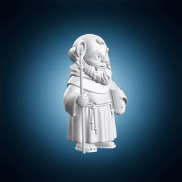 Saint Benedict Cartoon 3d model