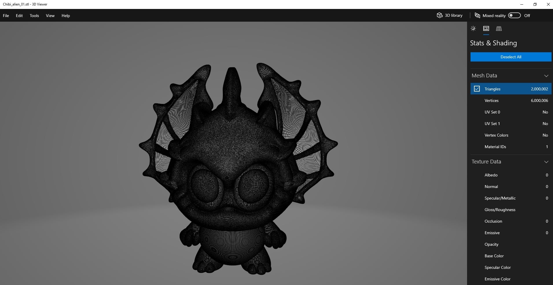 Stylized Chibi Alien 3d model
