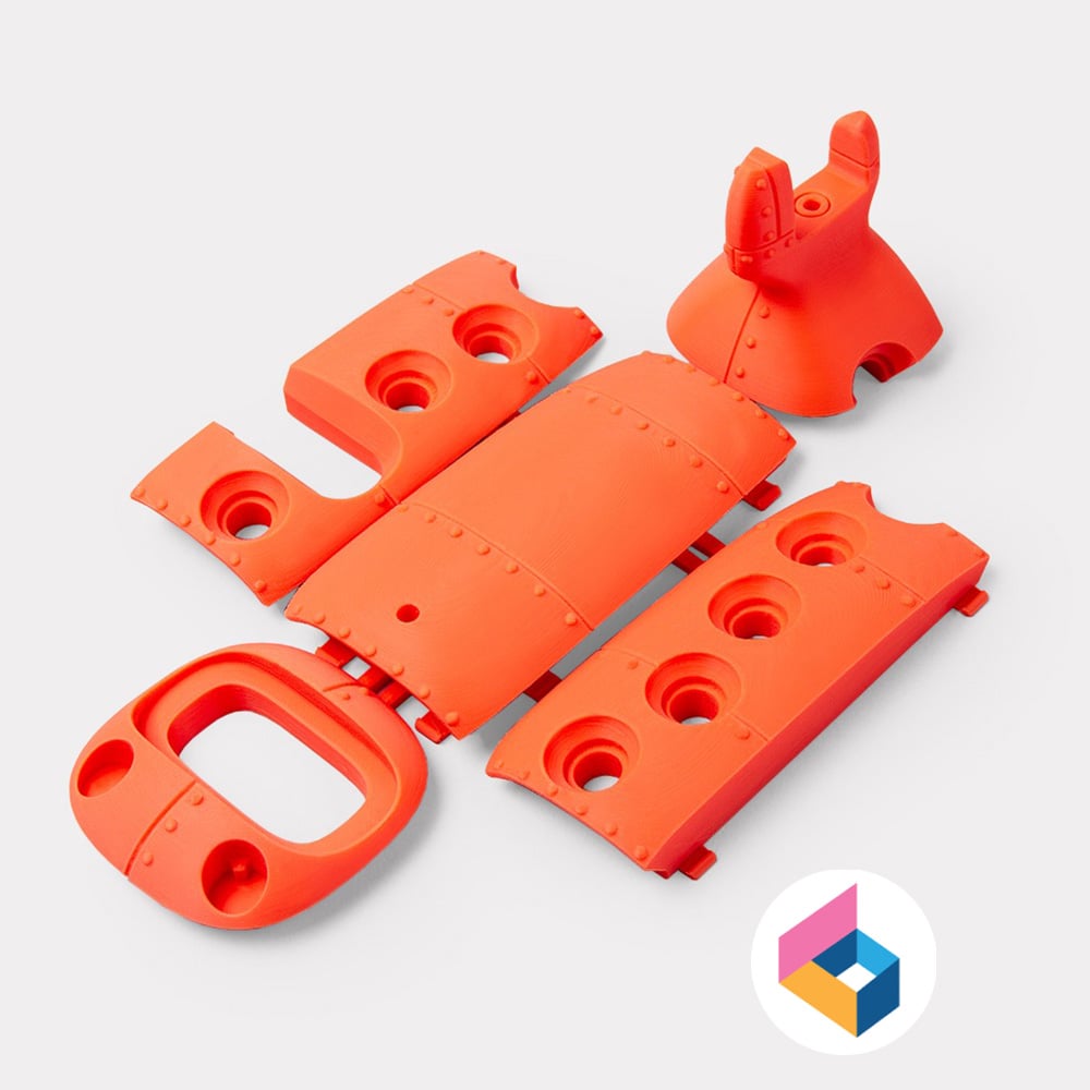 Foldable Bikini Bottom Bus 3d model